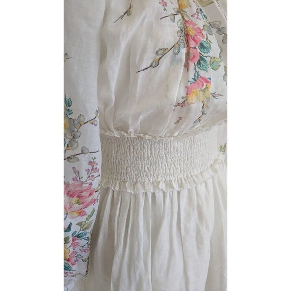 Zimmermann Zinnia Shirred Waist Long Dress - Picture 10 of 12